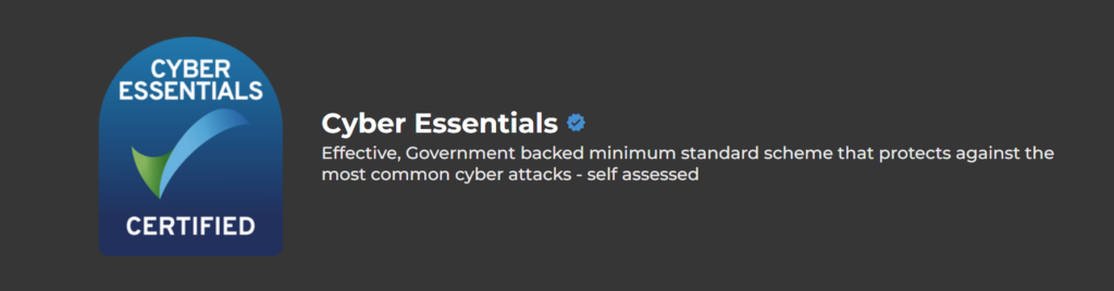 cyber essentials certified