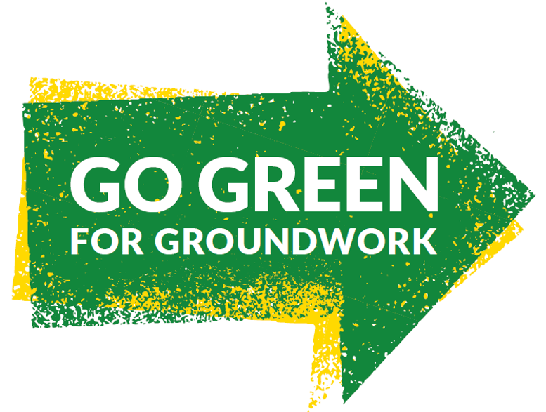 Go Green for Groundwork logo